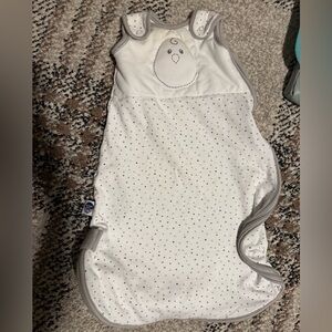 Nested Bean Cream and Gray Zen Sleep Sack